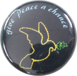 Give peace a chance Button